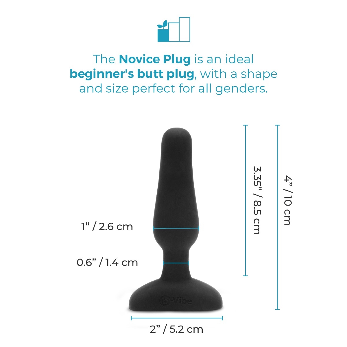 b-Vibe Novice Plug 16 b-Vibe Novice Plug | Vibrations-Analplug für Anfänger mit Fernbedienung. Exklusive bei RaiX Shop Konstanz kaufen