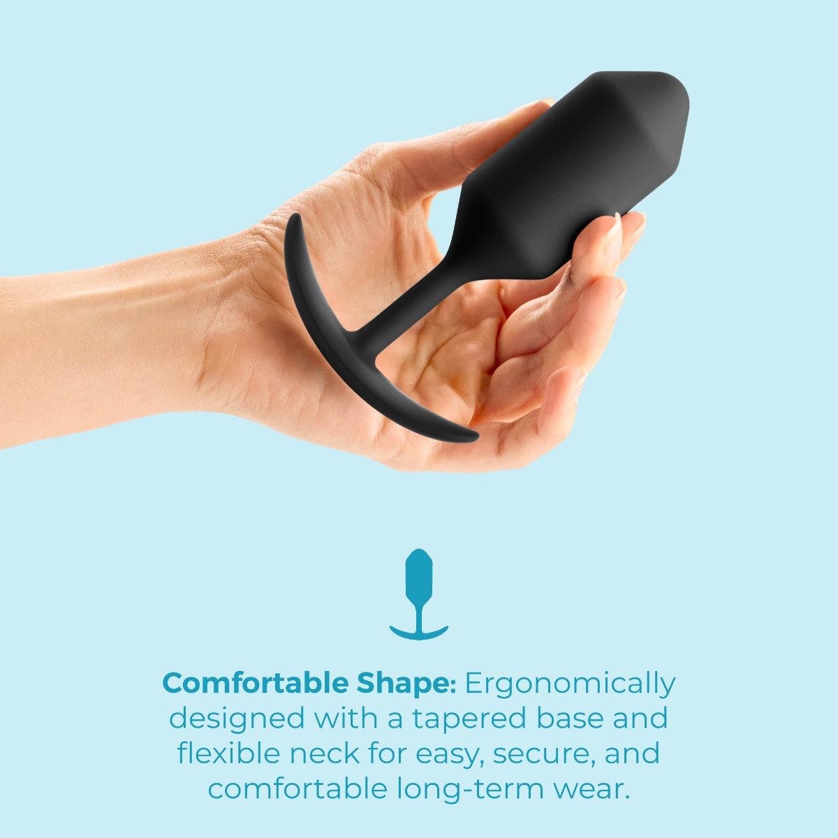 b-Vibe Snug Plug 3 | Gewichteter Analplug (180g) für Fortgeschrittene. jetzt bei RaiX Shop Konstanz bestellen