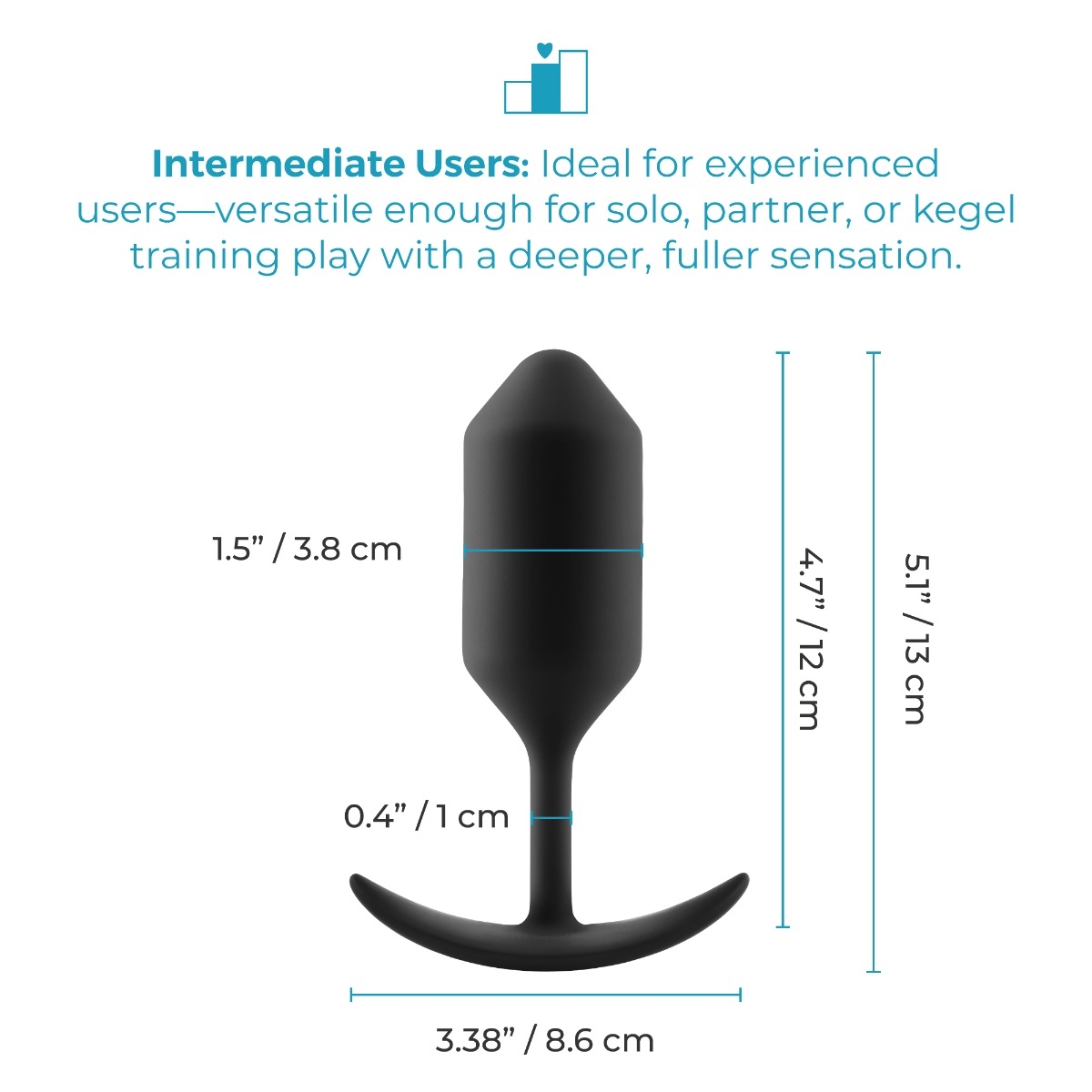 b-Vibe Snug Plug 3 | Gewichteter Analplug (180g) für Fortgeschrittene. jetzt bei RaiX Shop Konstanz bestellen