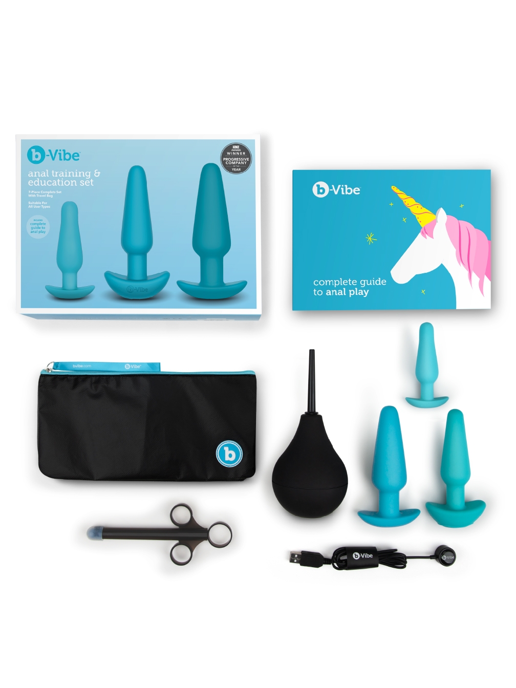 B-Vibe Anal Training Kit And Education Set