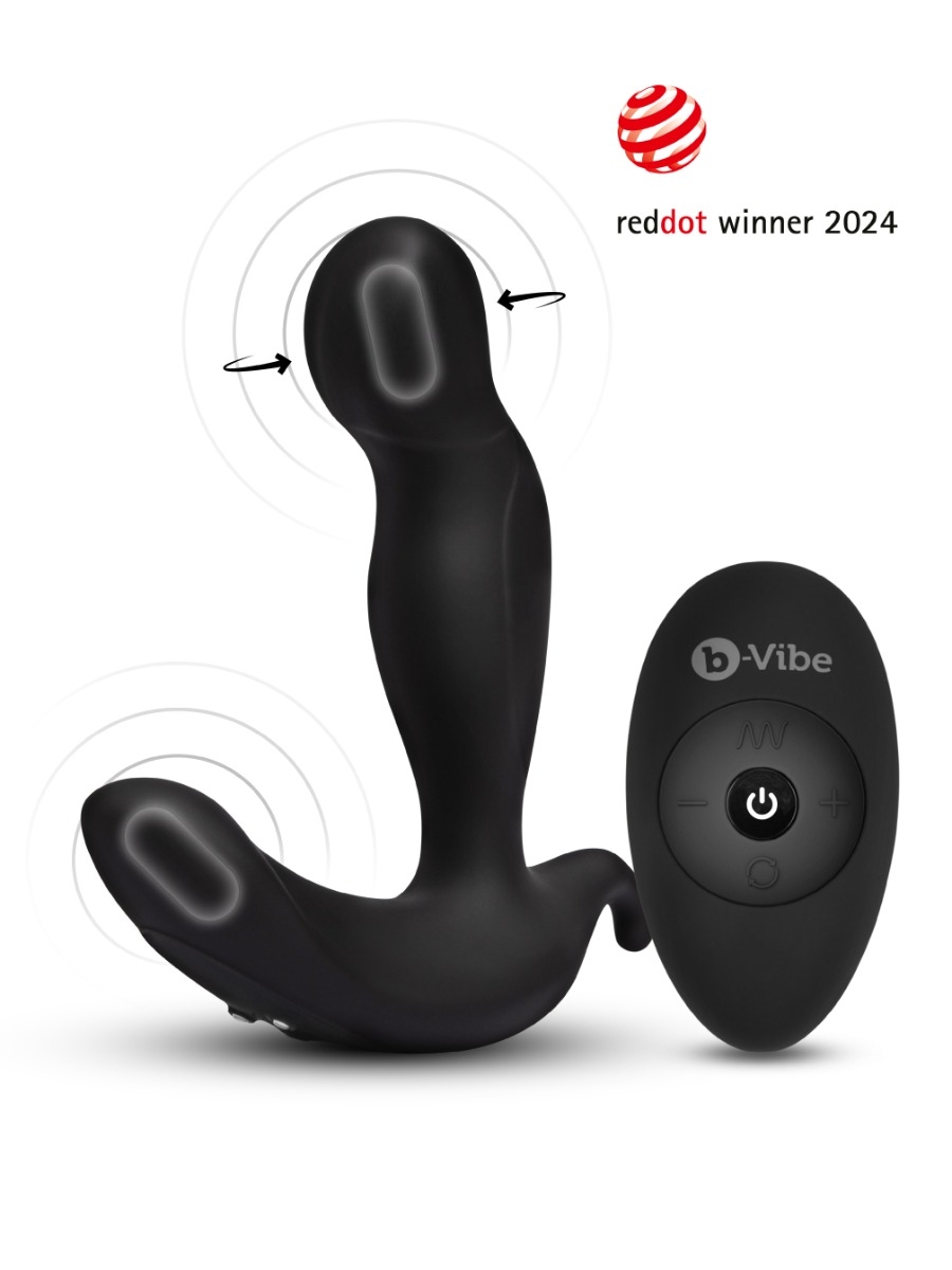 b-Vibe 360 Degrees Rotating and Vibrating Remote Control Prostate Plug