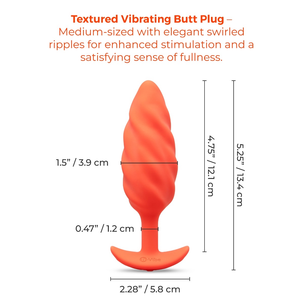 Entdecke den B-Vibe Swirl: Einzigartige Rippen-Textur für intensives Ausfüllen. 6 Vibrationsmodi, weiches Silikon & perfekt für Fortgeschrittene. Jetzt shoppen!  Jetzt offiziell bestellen!  Exklusive bei RaiX Shop Konstanz kaufen.