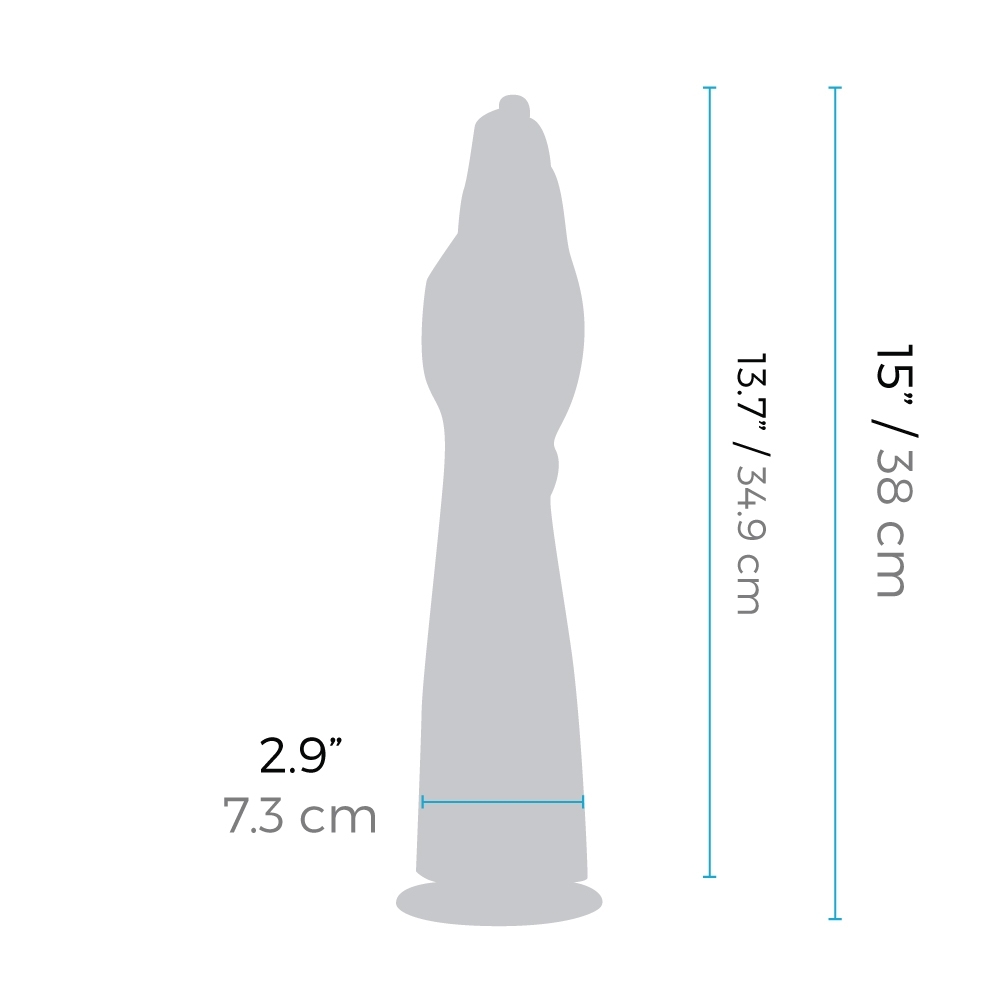 the fister hand & forearm dildo