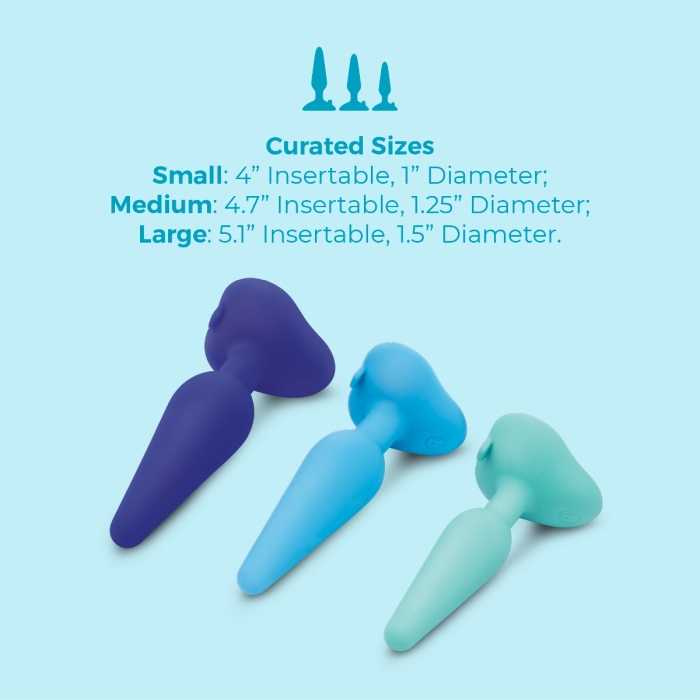 b-Vibe 3-Piece Anal Training Kit - Waterproof Anal Kit | b-Vibe