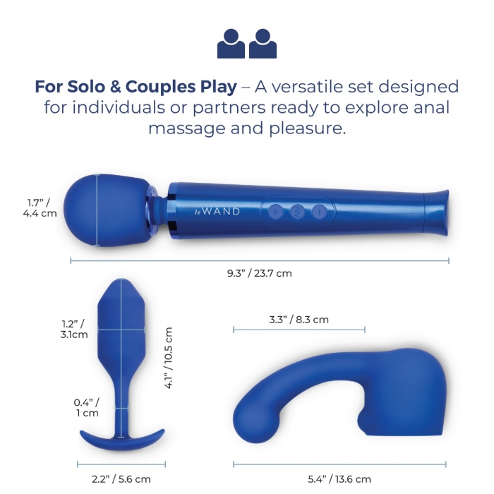 Anal Massage & Education Set: The Best Anal Kit by b-Vibe x Le Wand