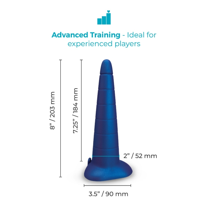 plug anal cone 8 Inch Anal Stretcher Training Cone with Graduated Girth