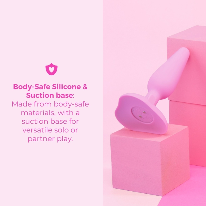 my 1st surge vibrating butt plug My 1st Silicone Surge Vibrating Butt Plug Black