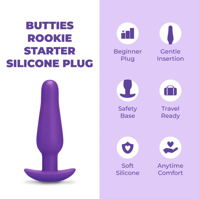Butties Rookie Beginners Starter Silicone Plug (NEW) | b-Vibe