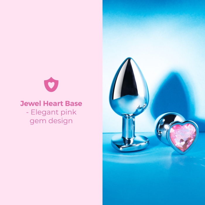 Jewel Heart Metal Butt Plug Training Set (NEW) | b-Vibe