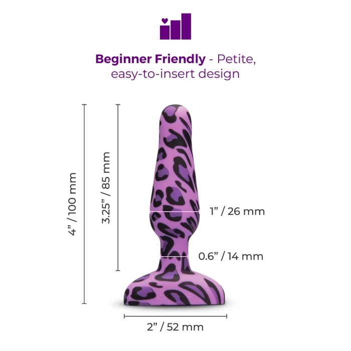 Leopard Novice Plug Special Edition (NEW) | b-Vibe