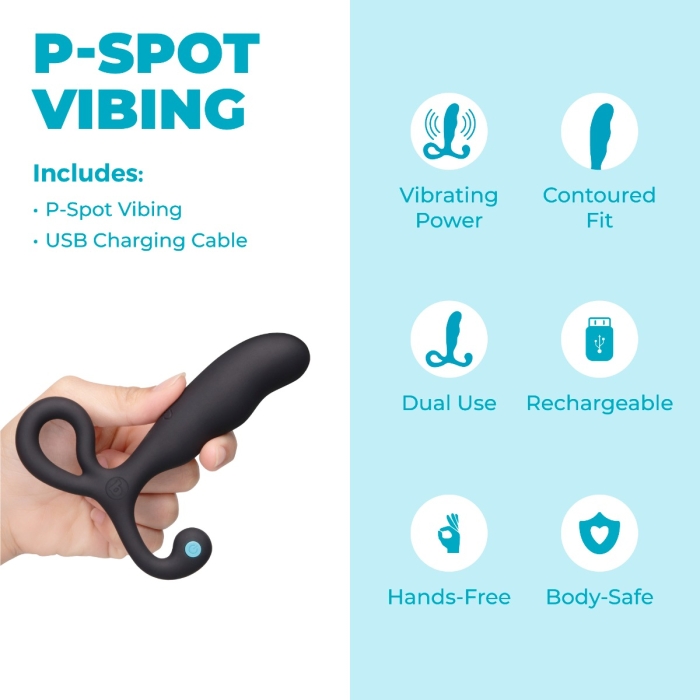 p spot sex toy Eclipse P-Spot/Prostate Vibrator – Passional Boutique Store main image 0