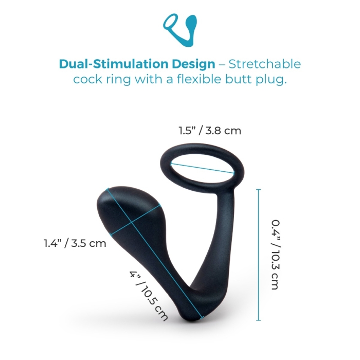 furry anal plug Zero Tolerance Plug & Tug Rechargeable Silicone Anal Plug and Cock Rin main image 1