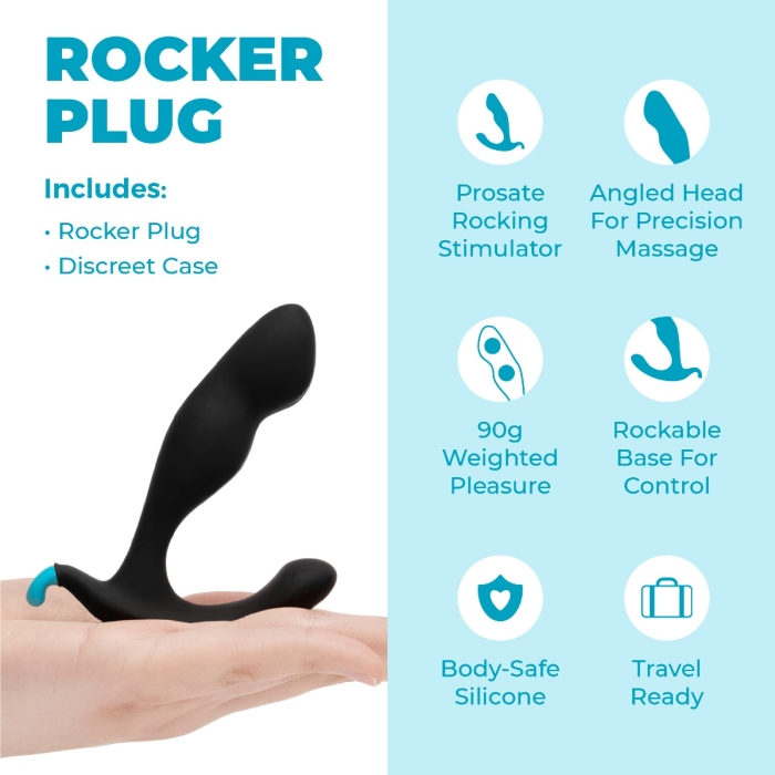 b-Vibe Rocker Plug: Best Weighted Prostate Plug (NEW 2026) b-Vibe Rocker Plug: Best Weighted Prostate Plug (NEW 2026)