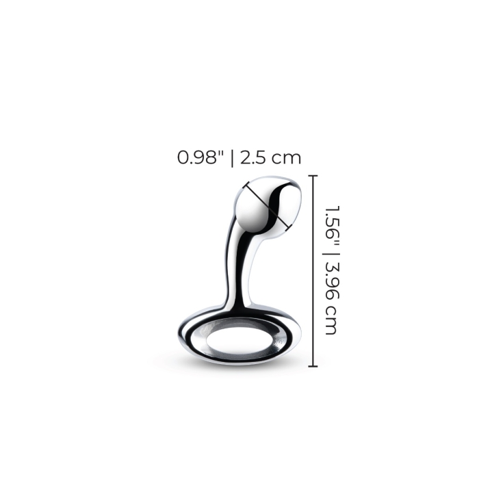 Stainless Steel P-Spot Anal Plug | b-Vibe