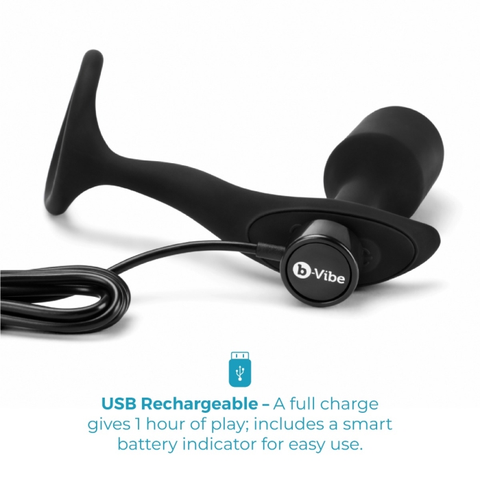 b-Vibe Vibrating Snug & Tug: Weighted Butt Plug & Penis Ring (NEW) b-Vibe Vibrating Snug & Tug: Weighted Butt Plug & Penis Ring (NEW)