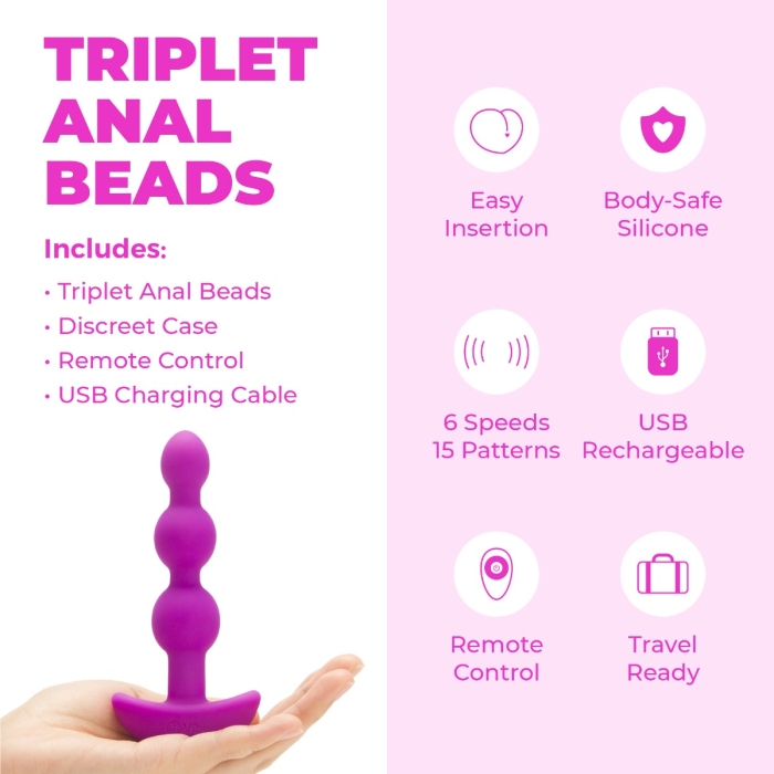 Triplet Anal Beads: Best Vibrating Anal Beads for Beginners 2026 Triplet Anal Beads: Best Vibrating Anal Beads for Beginners 2026
