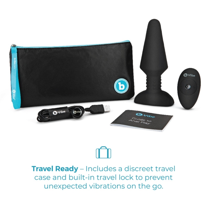 Rimming Plug XL: Large Vibrating Butt Plug for Advanced Anal | b-Vibe
