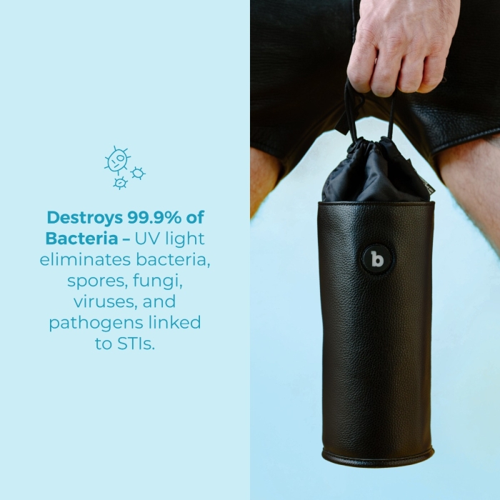 b-Vibe UV Sterilizer Pouch - Best Way to Clean Sex Toys (NEW) | b-Vibe