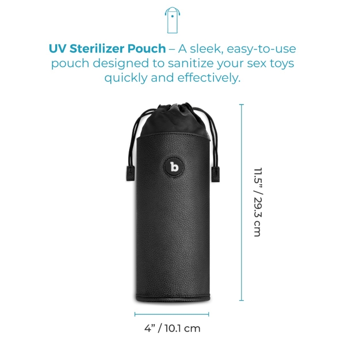 b-Vibe UV Sterilizer Pouch - Best Way to Clean Sex Toys (NEW)