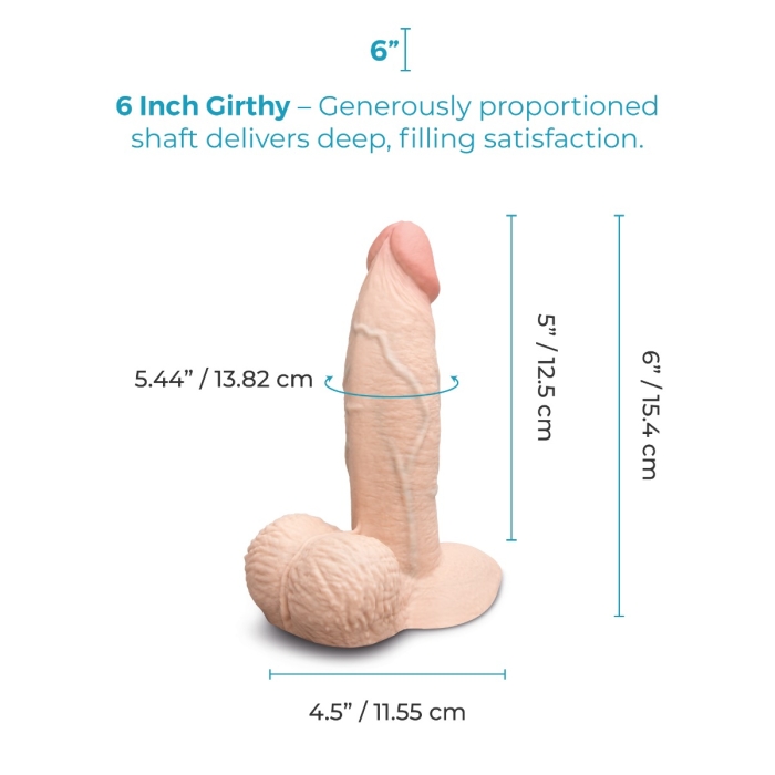 girthy vibrating dildo Auto 10-Mode Vibrating Big Huge Dildo – WeLovePlugs main image 0