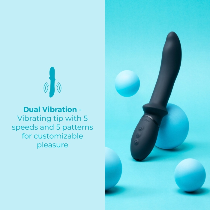 b-Vibe Rimming P-Spot Vibe | Dual Rotating & Vibrating Prostate Massager