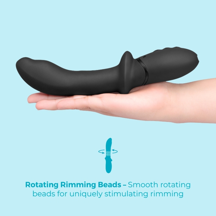 b-Vibe Rimming P-Spot Vibe | Dual Rotating & Vibrating Prostate Massager