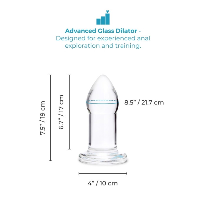 anal plug flashing Glass Butt Plugs – Love Plugs