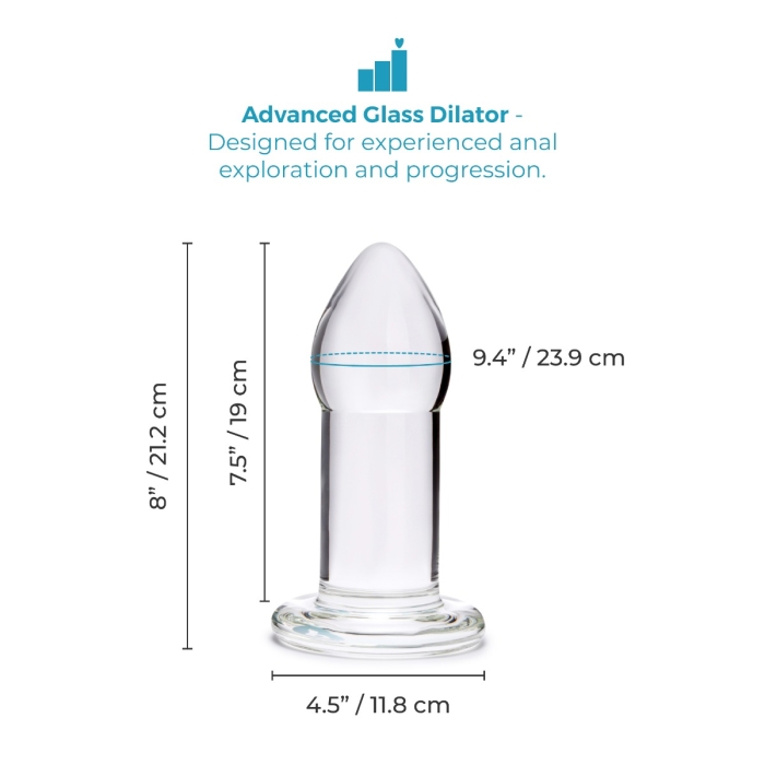anal dilator plug Clawed Expanding Clear Anchor Butt Plug Dilator by Master Series