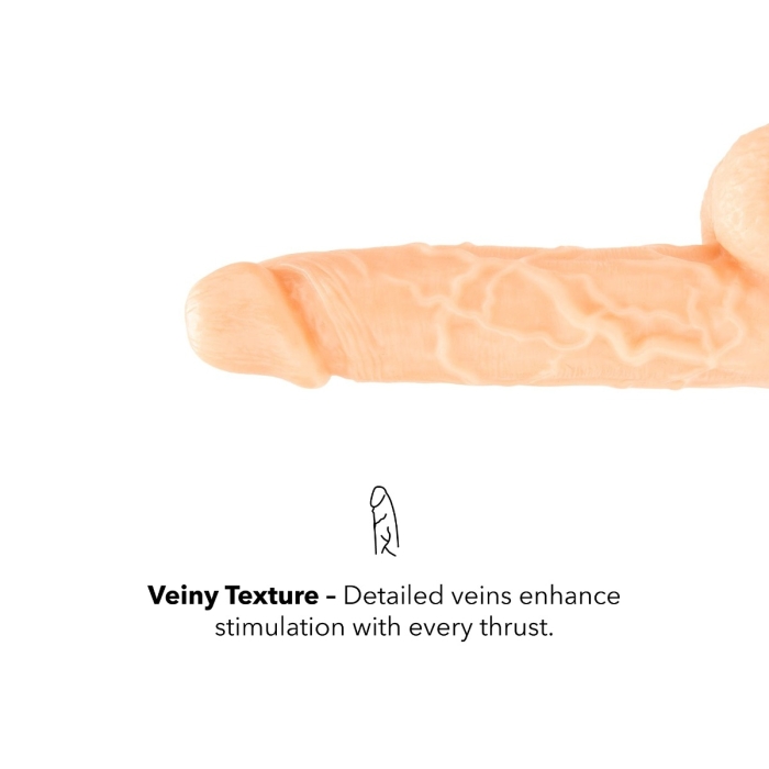 8 Inch Realistic Dildo with Balls Sex Machine Attachment | b-Vibe 8 Inch Realistic Dildo with Balls Sex Machine Attachment | b-Vibe