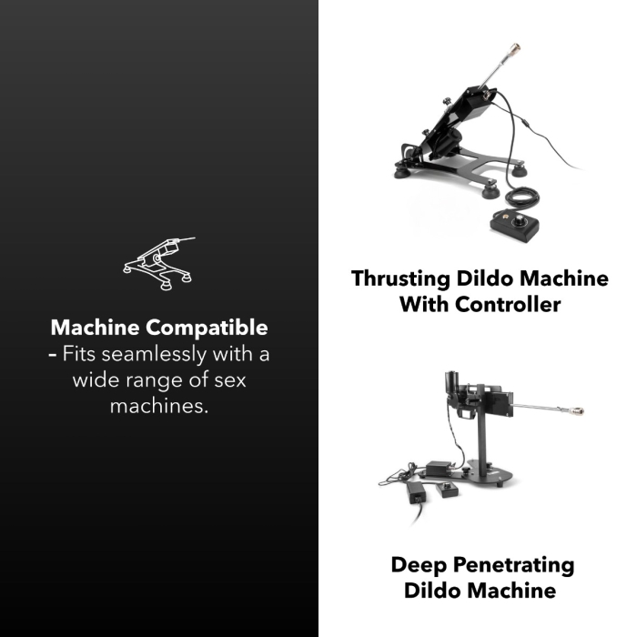 8 Inch Realistic Dildo with Balls Sex Machine Attachment | b-Vibe 8 Inch Realistic Dildo with Balls Sex Machine Attachment | b-Vibe
