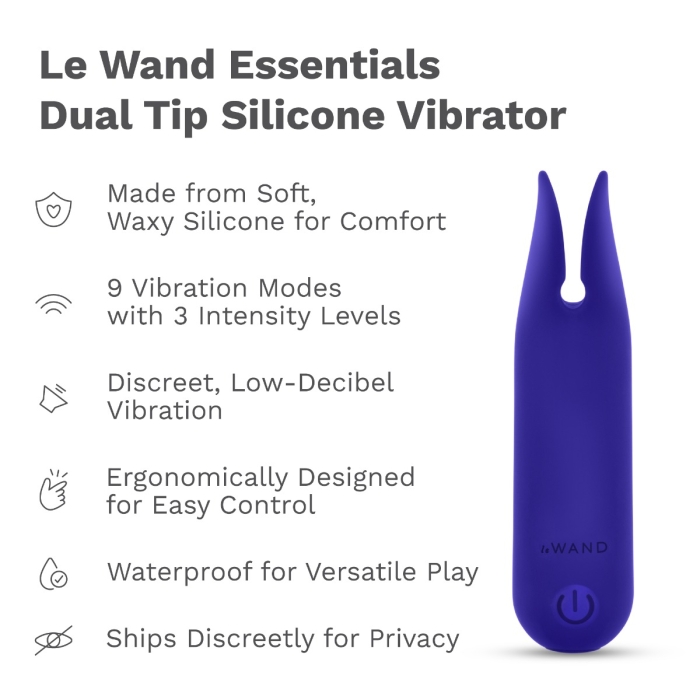 Dual Tip Silicone Vibrator: Mini Sex Toy by Le Wand | b-Vibe
