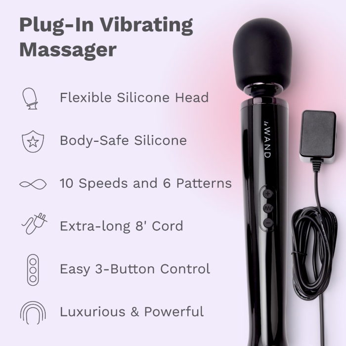Le Wand Plug-In Vibrating Massager (NEW)
