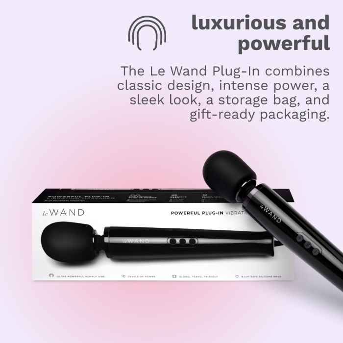 Le Wand Plug-In Vibrating Massager (NEW) | b-Vibe