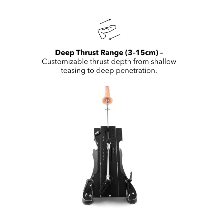 twink sex toy Chocolate Thunder Warming, Thrusting & Vibrating Dildo – TooTimid.com main image 1