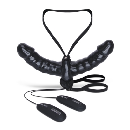 Pleasure For Two Double Ended Vibrating Strap On | b-Vibe Pleasure For Two Double Ended Vibrating Strap On | b-Vibe
