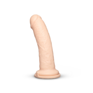 Together Tones 8.5 Inch Realistic Girthy Strap-On Dildo with Flared Suction Base
