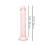 b-Vibe 10 Inch Cream Realistic Suction Cup Dildo