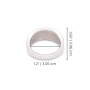b-Vibe 1.2 Inch Stainless Steel Penis Glans Ring Large