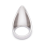 b-Vibe 2 Inch Stainless Steel Cupping Balls Cock Ring Large
