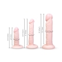 b-Vibe 3 Piece Anal Training Realistic Dildo Set