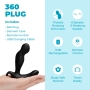 b-Vibe 360 Degrees Rotating and Vibrating Remote Control Prostate Plug