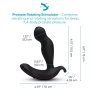 b-Vibe 360 Degrees Rotating and Vibrating Remote Control Prostate Plug