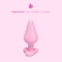 b-Vibe Butties b-Mine Silicone Butt Plug with Heart Base