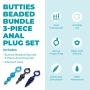 b-Vibe Beaded Butties Bundle 3-Piece Anal Plug Set