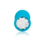 B-Vibe Seamless Silicone Intermediate Butt Plug With Clear Crystal