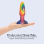 B-Vibe Peace & Love Tie-Dye Rimming Vibrating Butt Plug Set
