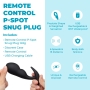 b-Vibe Remote Control P-Spot Weighted Vibrating Silicone Snug Plug 145g