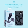 b-Vibe Remote Control P-Spot Weighted Vibrating Silicone Snug Plug 145g