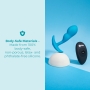 b-Vibe Remote Control P-Spot Weighted Vibrating Silicone Snug Plug 95g