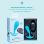 b-Vibe Remote Control P-Spot Weighted Vibrating Silicone Snug Plug 95g